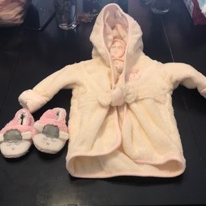 Bath Robe and Slippers